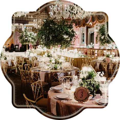 Espaces uniques pour mariages, anniversaires, baptêmes et fêtes privées