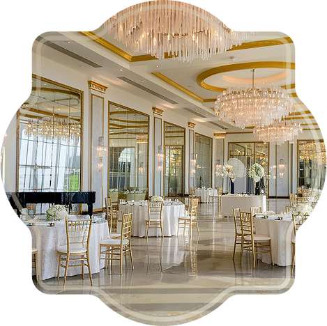 Des espaces haut de gamme pour assurer la réussite de vos réceptions.